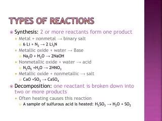 Ppt Main Types Of Organic Reactions Powerpoint Presentation Free