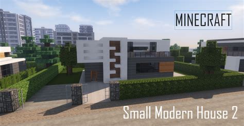 Small Modern House 2 Full Interior Minecraft Map