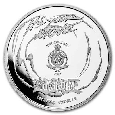 Niue 2 NZD 25 Jahre Yu Gi Oh Dark Magician Girl 2023 1 Oz Silber Color