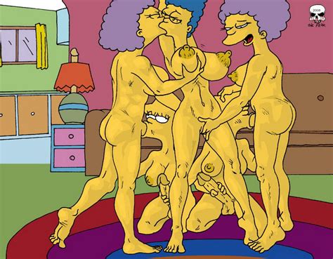 Patty And Selma Bouvier And Maggie Simpson Tits Yuri Futanari Handjob