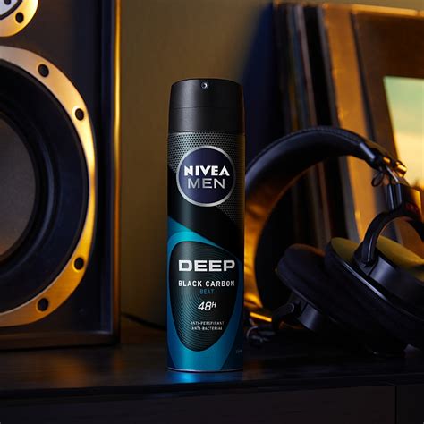 Nivea Men Deep Black Carbon Beat Anti Perspirant D Odorant Spray