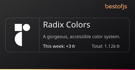 Best of JS • Radix Colors