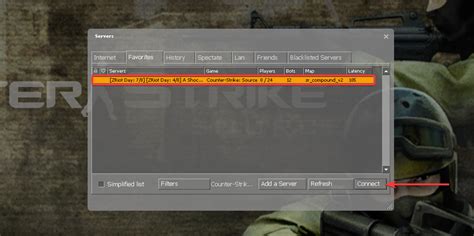 How To Join Your Counter Strike Source Server Knowledgebase Shockbyte