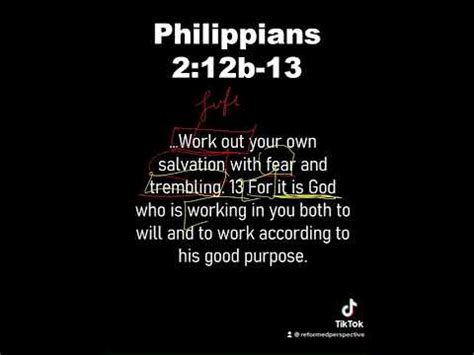 1 Minute Bible Study Philippians 2 12b 13 YouTube