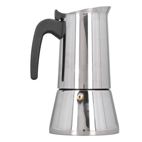 Stovetop Moka Pot 430 Stainless Steel Portable Stovetop Coffee Making Pot For Induction Cooktops