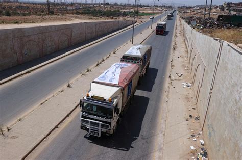 Un Chief Urges Extension Of Cross Border Aid Deliveries To Syria Daily Sabah