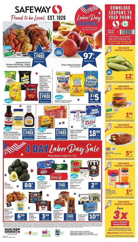 Safeway Weekly Ads & Special Buys from August 31