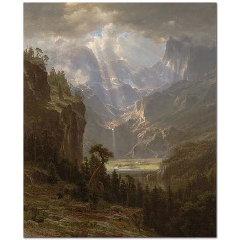 Rocky Mountains Landers Peak By Albert Bierstadt As Art Print