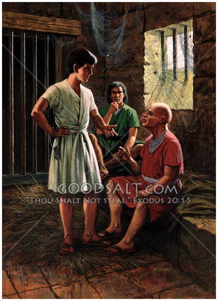 Joseph In Egyptian Prison Joseph In Prison Bible Pictures Genesis