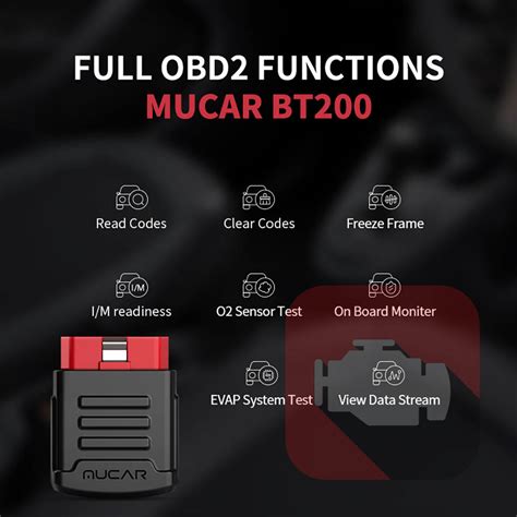 MUCAR BT200 The Ultimate OBD2 Bluetooth Diagnostic Tool