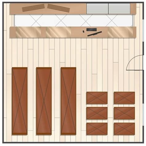 Floor Plan Of Butchery And Bakery