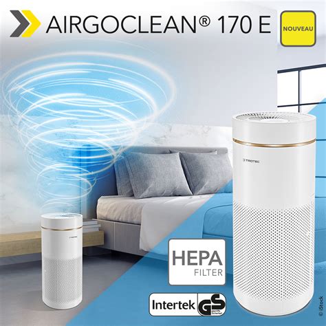 NOUVEAU Purificateur Dair Design AirgoClean 170 E Avec Filtre HEPA