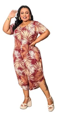 Macac O Feminina Plus Size Pantacourt Manga G Linha Premium Mercadolivre