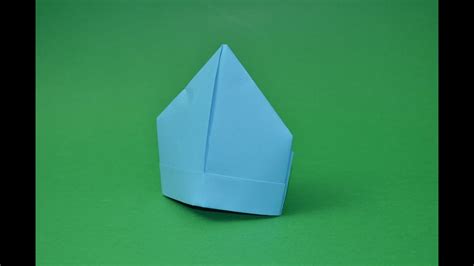 Cómo Hacer Un Sombrero De Papel Usando Origami Youtube