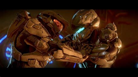 Epic Fight Scene Between Master Chief And Spartan Locke In Halo 5 Guardians Youtube