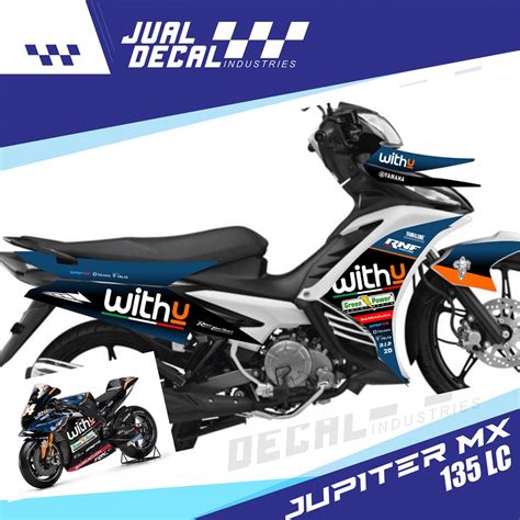 Jual Stiker Jupiter Mx 135 New 2014 Rnf With U Striping Jupiter Mx 135