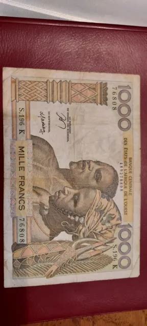 Billet Francs Afrique De L Ouest Eur Picclick Fr