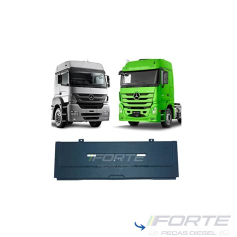 Suporte Placa Dianteira Central Mbb Axor Actros Forte