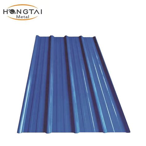 Rib Type1 2m Color Blue Prepainted Galvanized Corrugated Steel Sheet