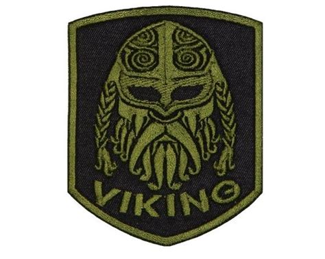 Viking Norse Mythology Embroidered Patch 6 3 Colors In 2020 Norse