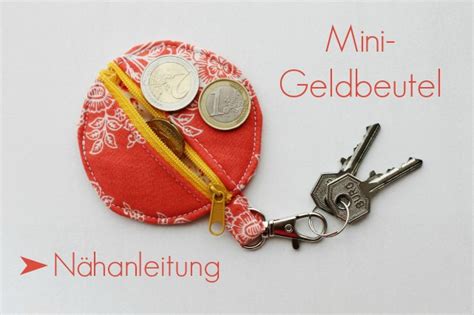 Mini Geldbeutel Nähanleitung Seemannsgarn handmade