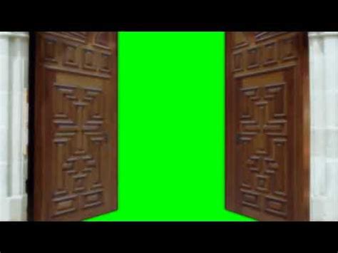 Футаж Дверь открывается и закрывается хромакей - YouTube