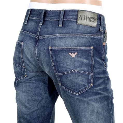 Shop For Armani Jeans With Worn Finish At Niro Fashion