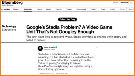 Why Did Google Stadia Fail To Impress Gamers