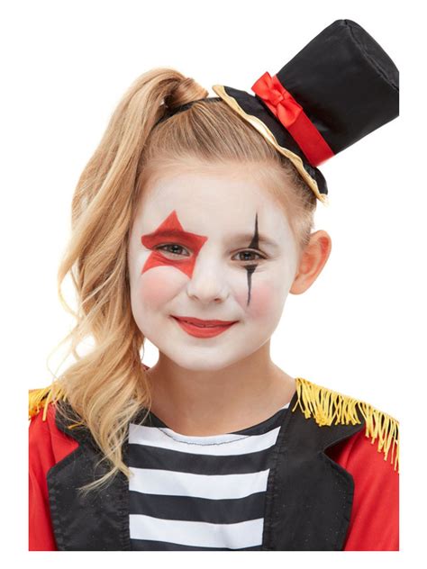 Ringmaster Make Up Kit Clown Accessories Mega Fancy Dress