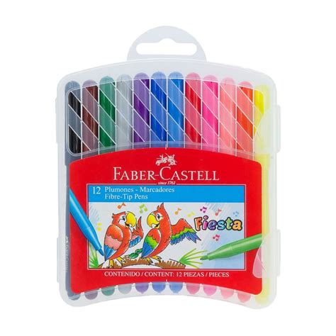 Faber Castell Caja De Marcadores Colores Kemik Guatemala