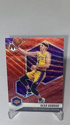 2020 21 Panini Mosaic Mosaic Red Wave Prizm Alex Caruso 129 EBay