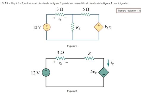 Solved Si R Y K Entonces El Circuito De La Figura Chegg