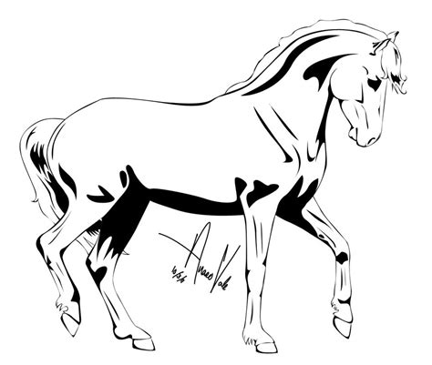 horse clipart outline  callum coombes blog
