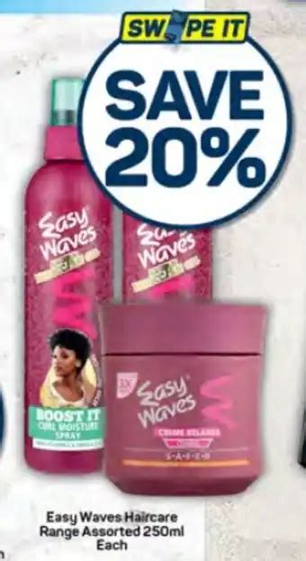 Easy Waves Haircare Range Assorted 250ml Each Offer At Pick N Pay