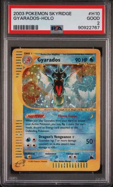 Pok Mon Gyarados Holo H Skyridge Psa Eur Picclick Fr