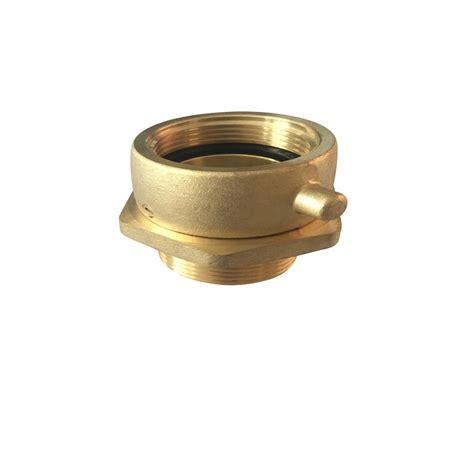 Brass Female Nh Nst To Male Npt Fire Hydrant Adapter