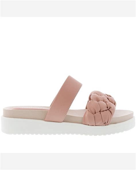 Riachuelo Tamanco Gabriela Conforto Flatform Detalhe Tira Tress Nude