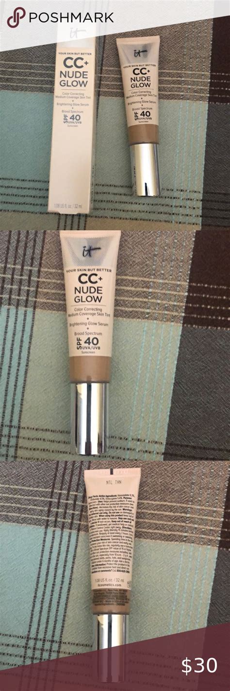 IT CC NUDE GLOW COLOR CORRECTING MEDIUM COVER SKIN TINT COLOR NAME NEUTRAL TAN