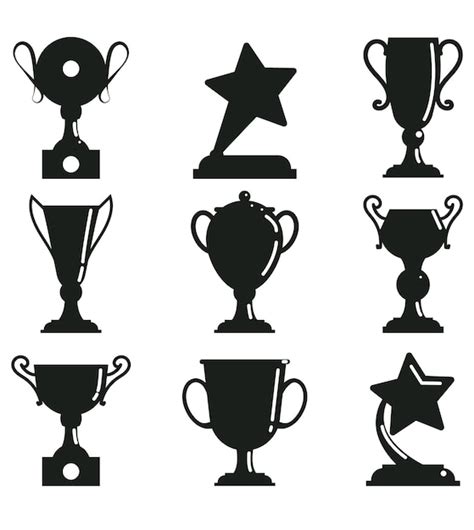 Premium Vector Trophy Cup Silhouette