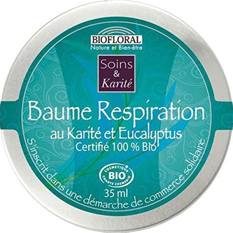 Biofloral Baume Respiratoire Karit Eucalyptus Multicolore Ml Lot