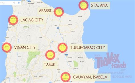 Santa Ana Cagayan Map