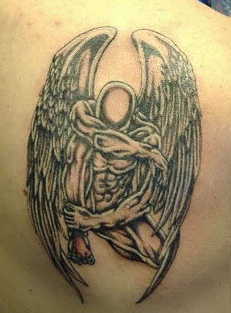 Pin By Trin Williams On Blake Tattoos Angel Tattoo Men Girl Tattoos