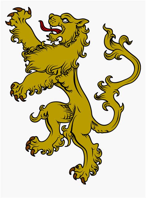 Coat Of Arms Lion Png - Lion Coat Of Arms Symbol, Transparent Png - kindpng