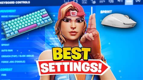 Best Keyboard And Mouse Settings For Fortnite Season 4 🔥 Fastest Kbm