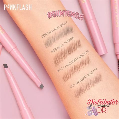 Jual Pinkflash Ohmyemoji Automatic Eyebrow Pencil Lasting Hours