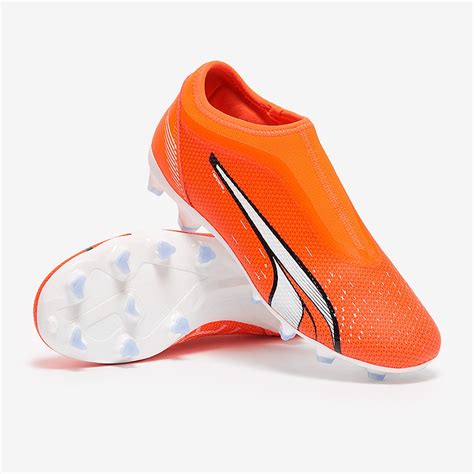 Puma Kids Ultra Match Laceless Fgag Puma Ultra Orangepuma White