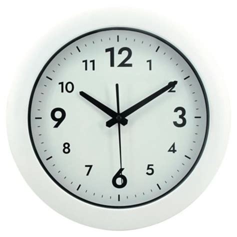 Horloge Basic Ø 30 Cm Blanche Ugapfr