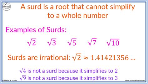 How To Simplify Surds