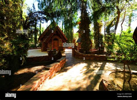 Greek Orthodox Chapel At St Anthonys Monastery In Arizona Stock Photo