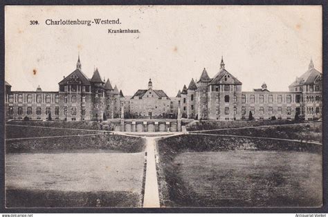 Non Class S Charlottenburg Westend Krankenhaus Berlin Postkarte